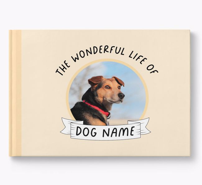 Personalised Photo Upload Memorial Book: Wonderful Life of {dogsName}